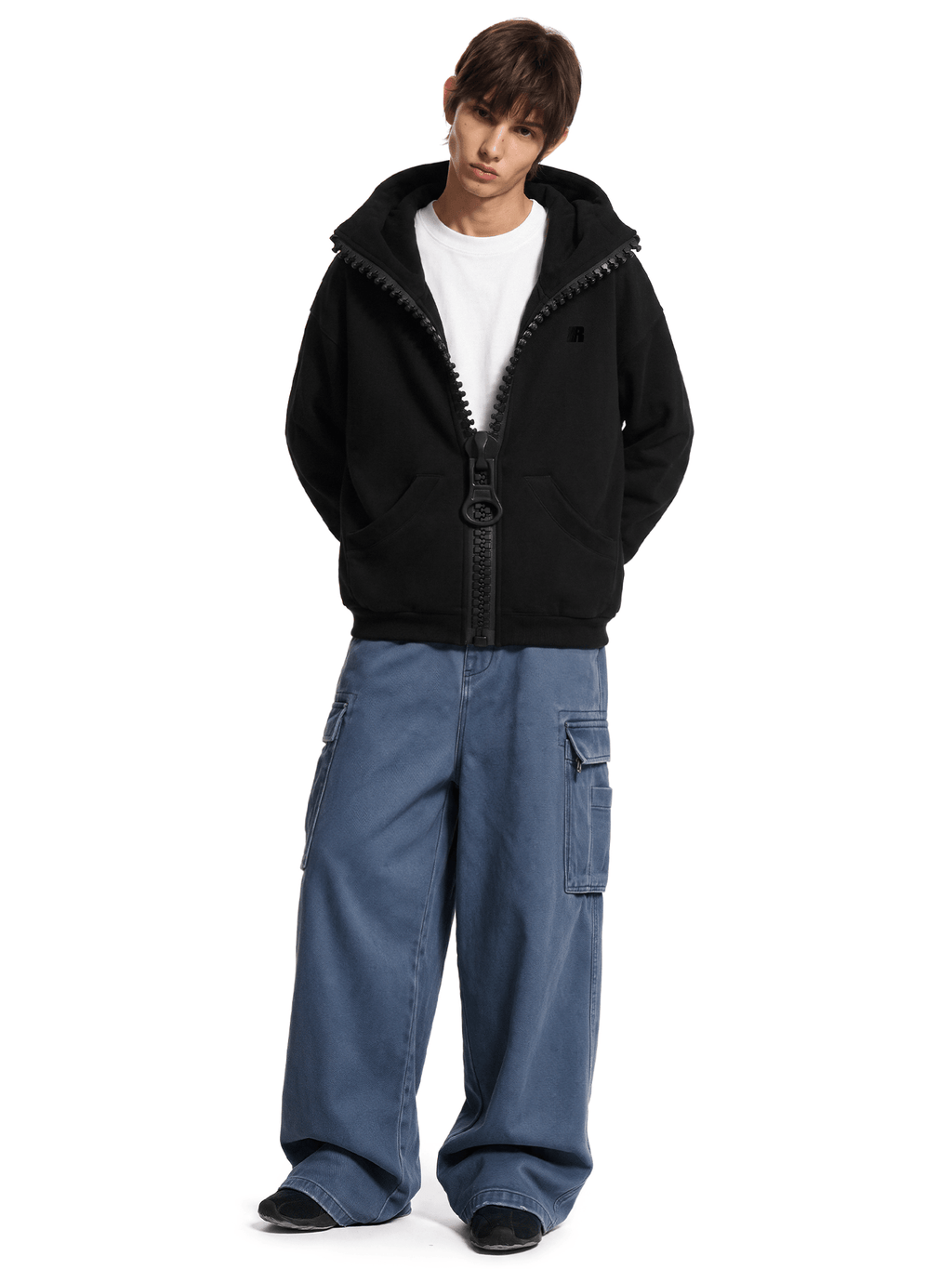 Veste polaire à col montant zippé