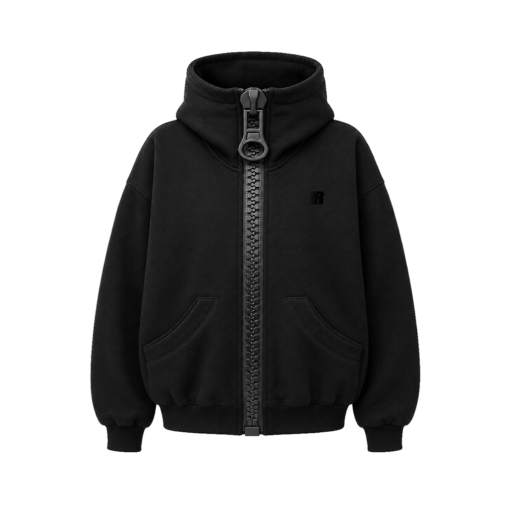 Veste polaire à col montant zippé