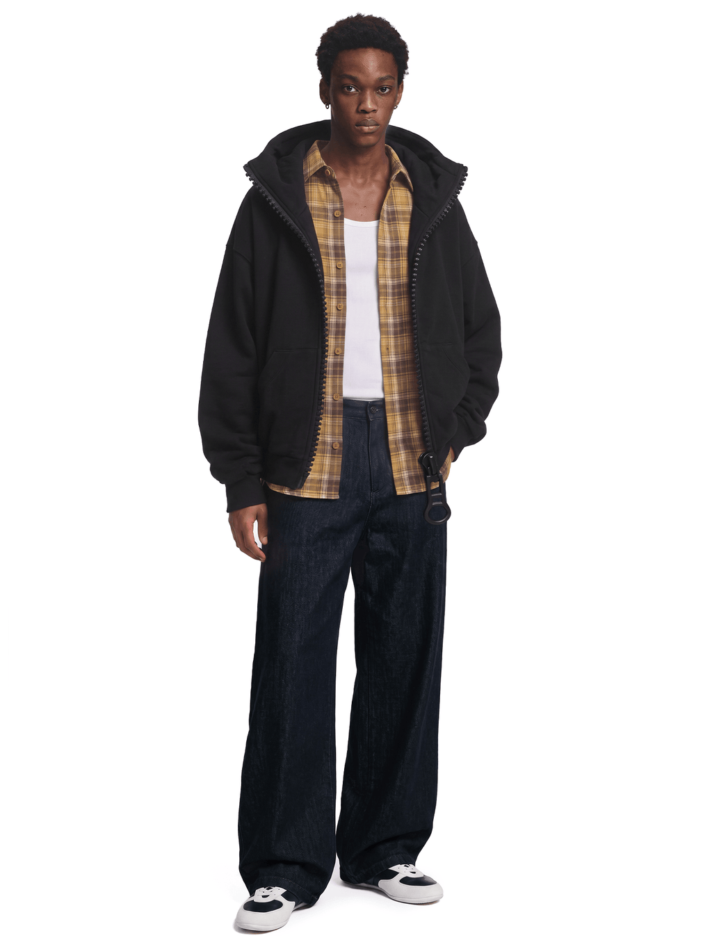 Veste polaire à col montant zippé