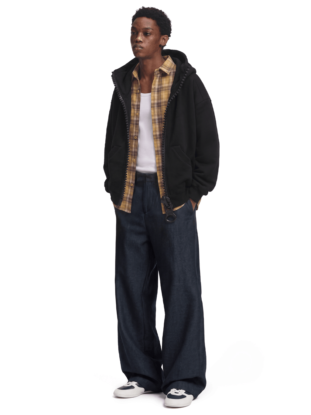 Veste polaire à col montant zippé