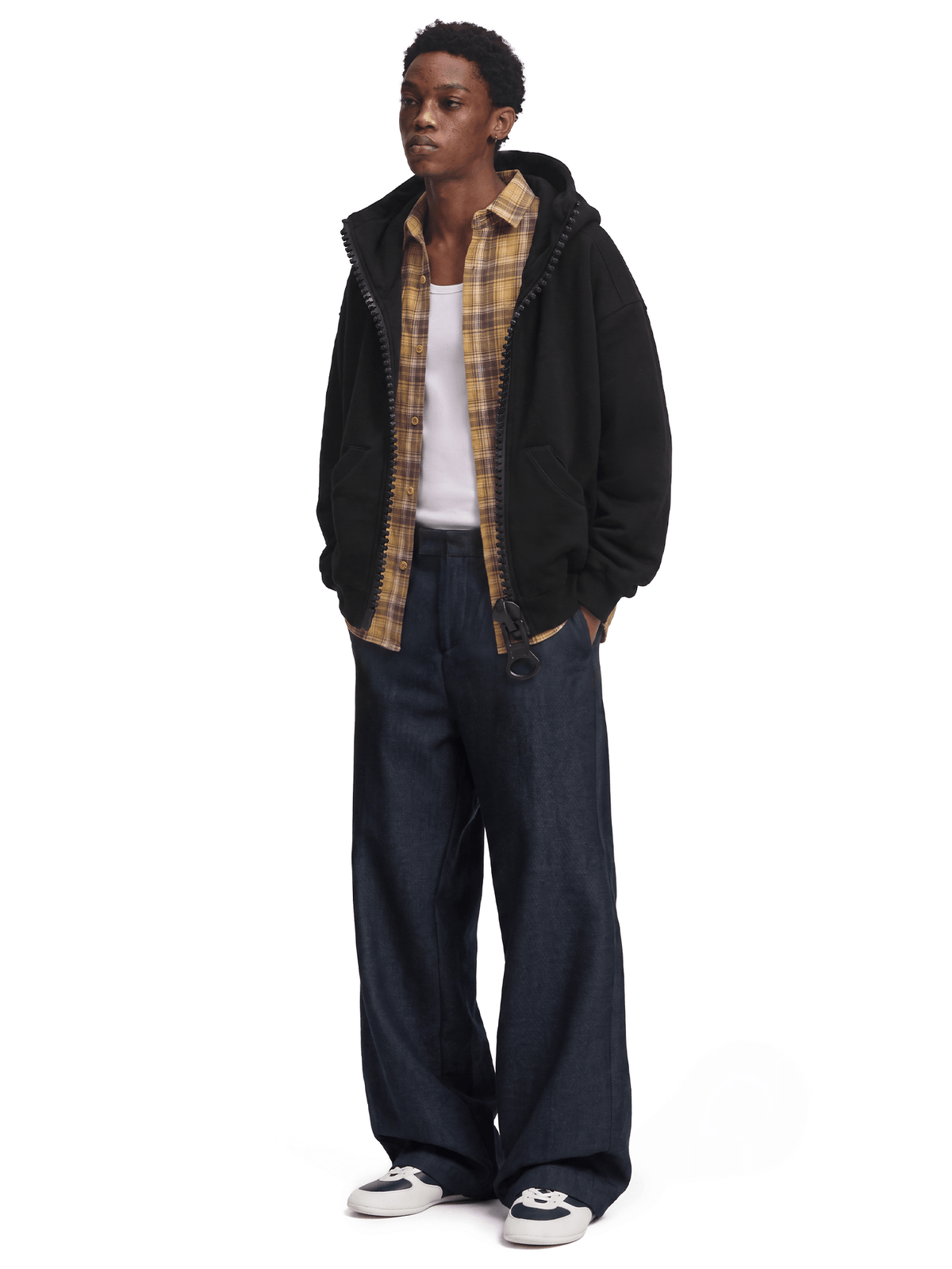 Veste polaire à col montant zippé