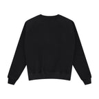 Schwarzer Rundhals-Pullover im High-School-Stil