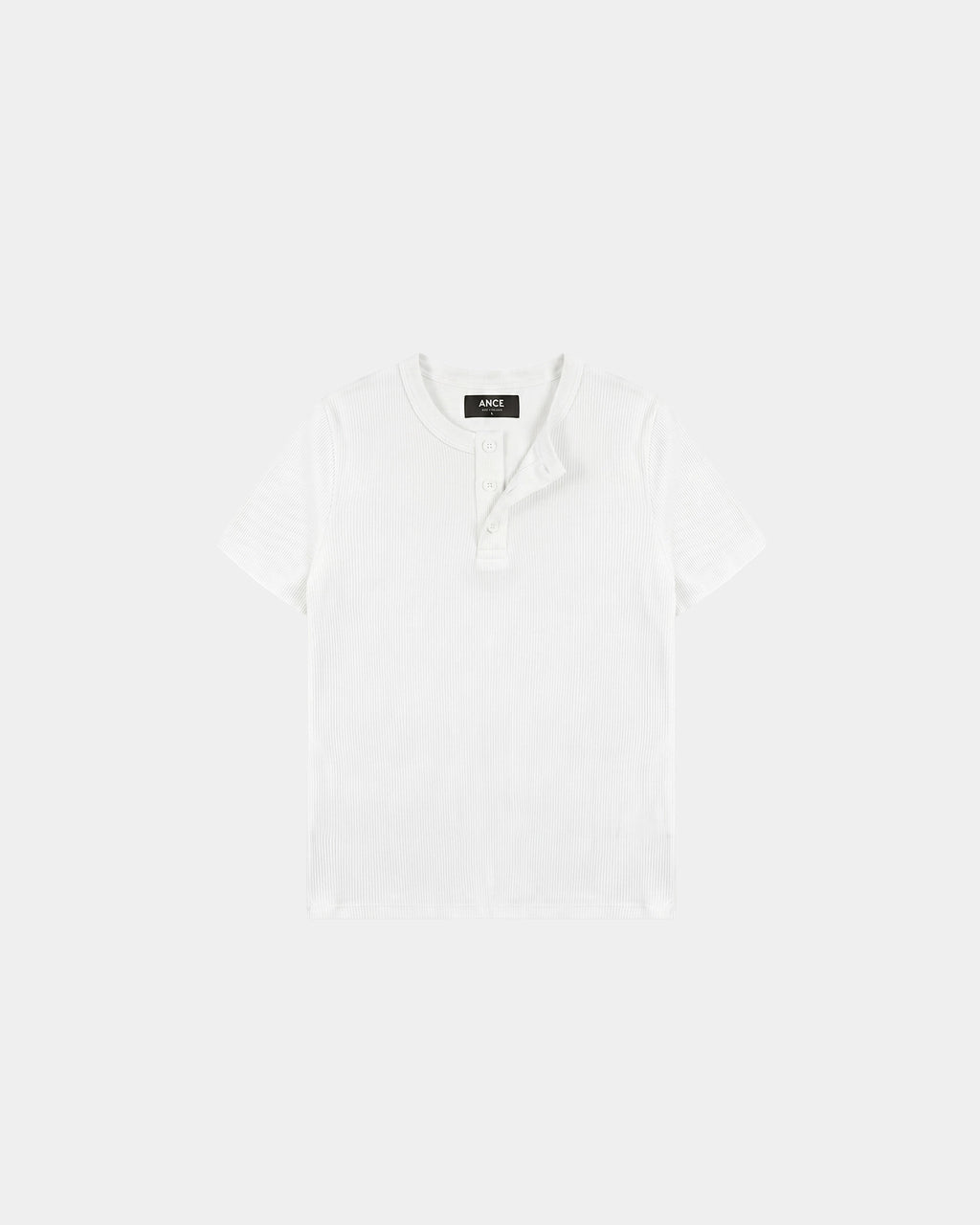 T-shirt henley blanc