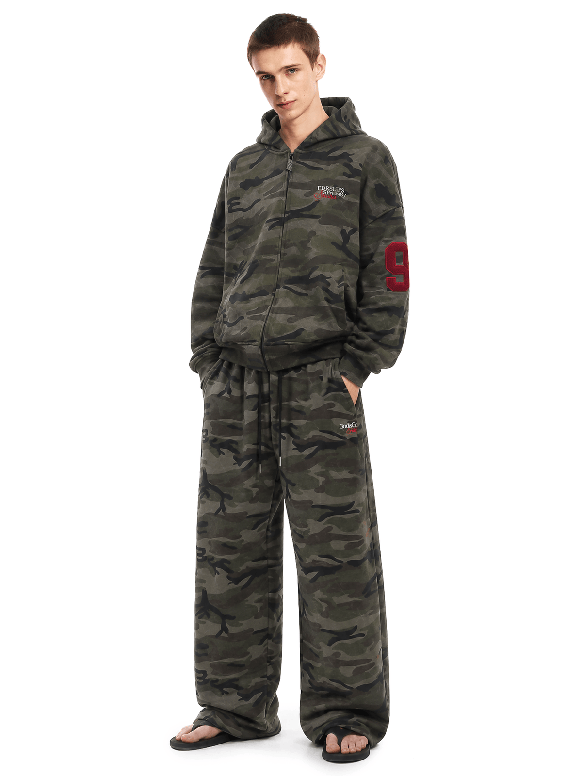 Camo 09 fleecehoodie
