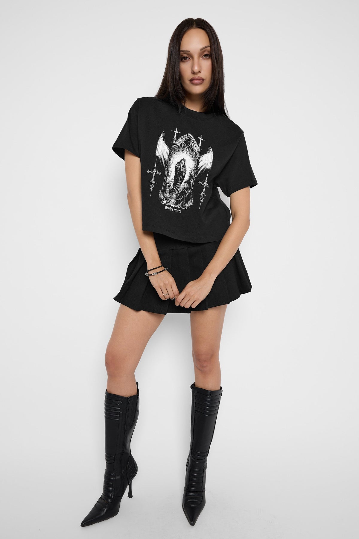 Vespera oversized boxy T-shirt
