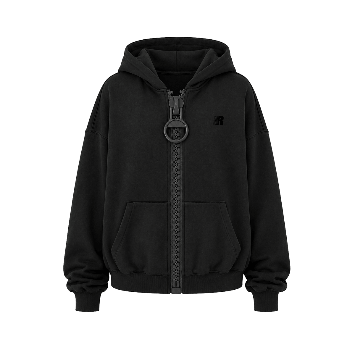 Visual O-Ring Zip Hoodie