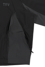 Wasserabweisende Reptile-Jacke Schwarz