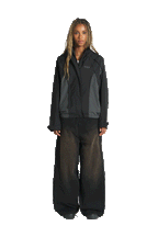 Wasserabweisende Reptile-Jacke Schwarz