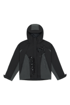 Wasserabweisende Reptile-Jacke Schwarz