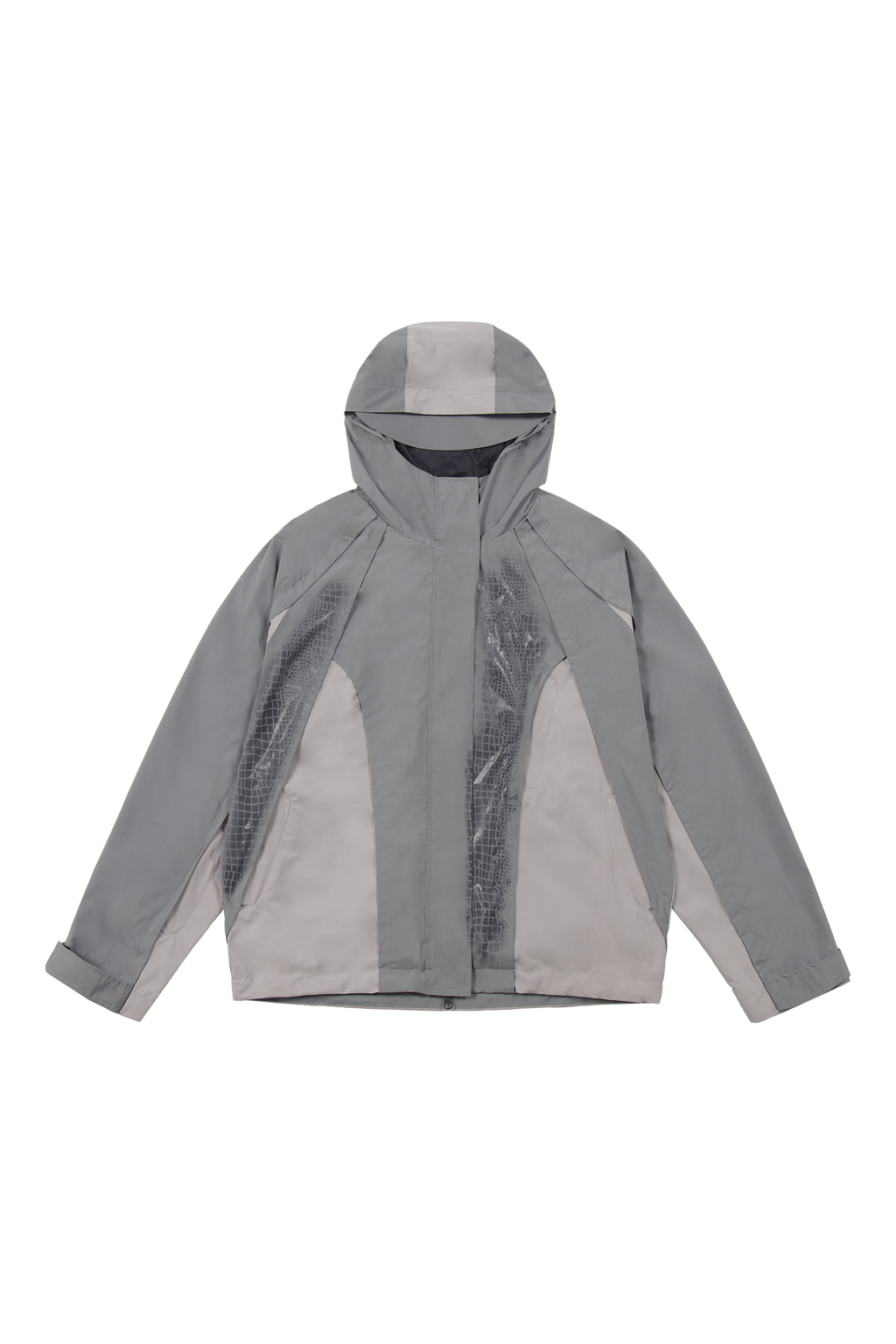 Water Reactive Reptile Jacket Grey