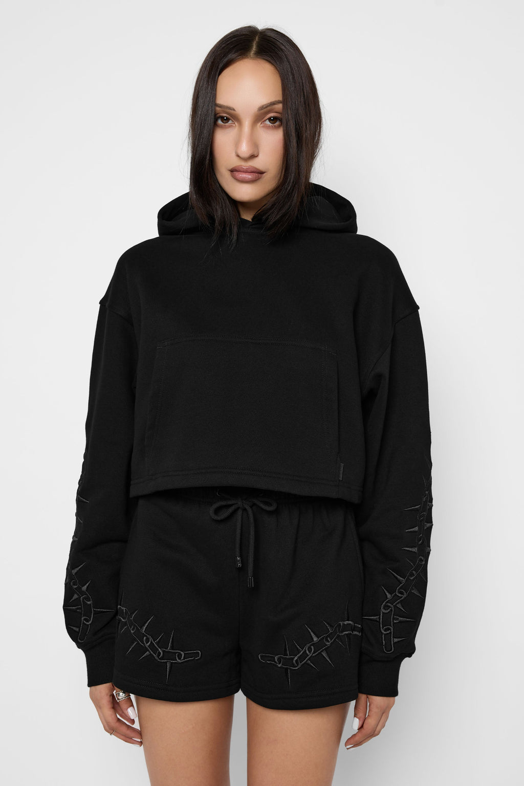 Xenon Cropped Hoodie