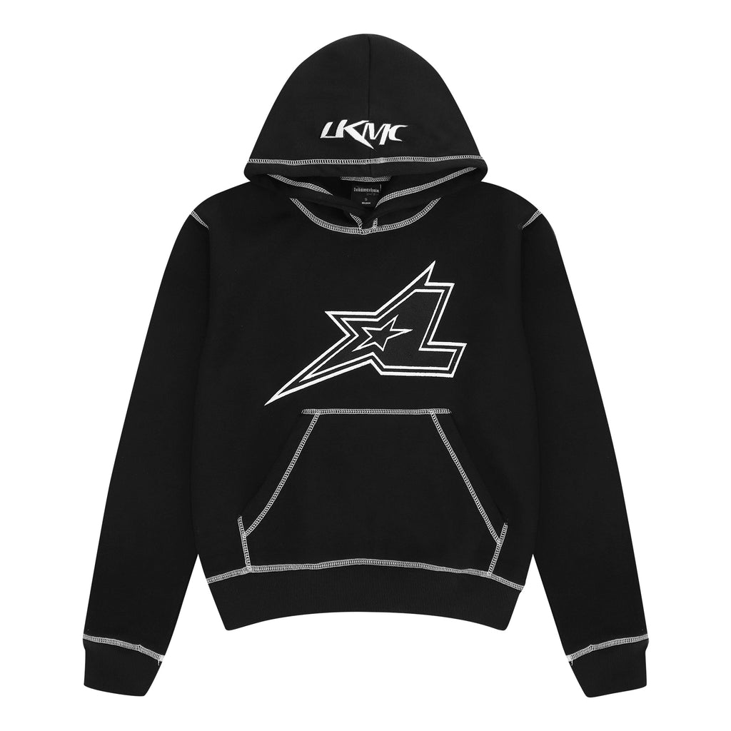 Sweat à capuche noir StarLine