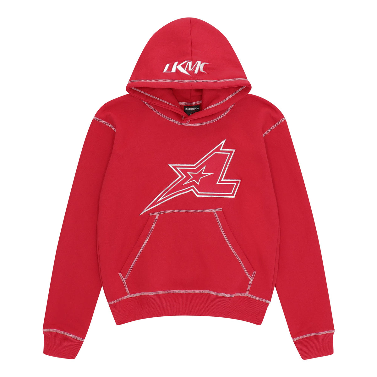 Rode StarLine-hoodie
