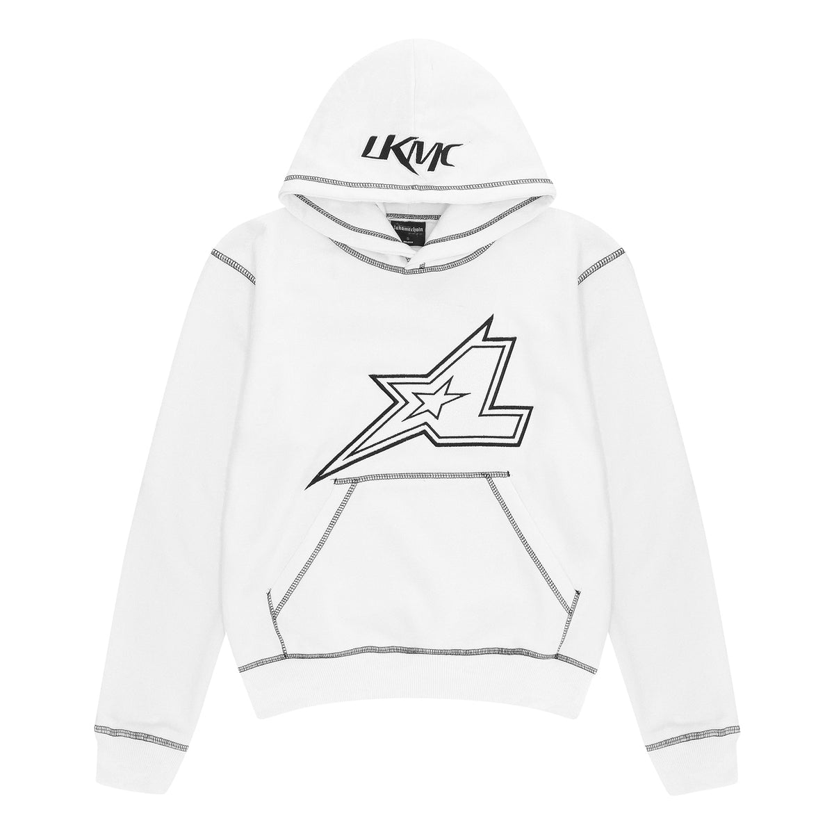 Witte StarLine-hoodie