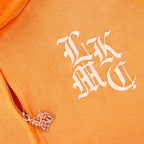 Distressed Zip Hoodie Orange (limited edition)