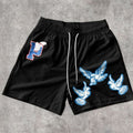 Friedenstaube lässige Mesh-Shorts