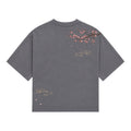 “Drifting Blossom” T-shirt - Charcoal