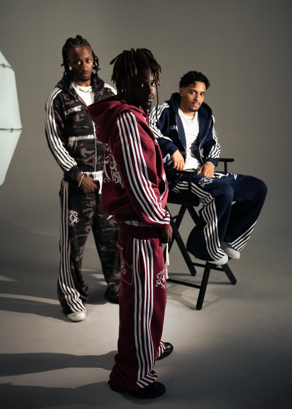 Jogger Striped - Burgundy