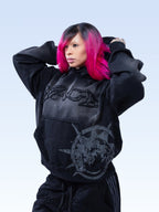 Black Leopard Pullover