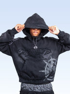 Black Leopard Pullover