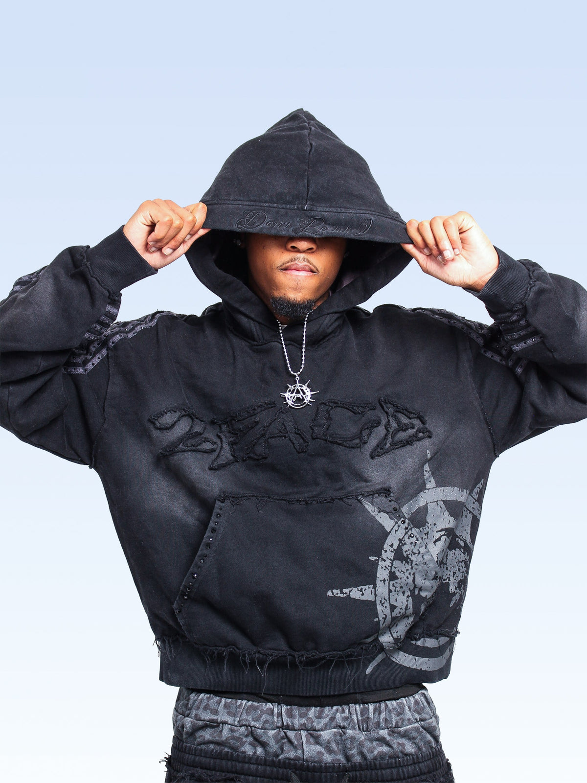 Black Leopard Pullover