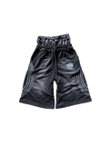 Black Leopard Sweatshorts