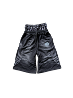 Black Leopard Sweatshorts