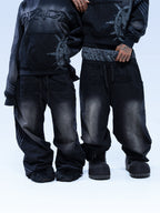 Black Leopard Sweatpants