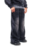 Black Leopard Sweatpants