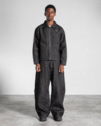 PANTALON EN JEAN BRUT "RIFT" - NOIR