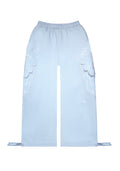 PANTALONI DELLA TUTA OVERSIZE STITCH CON ALI, AZZURRO BABY (ALI RIMOVIBILI)