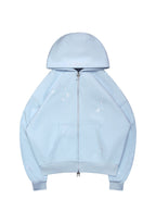 SWEAT À CAPUCHE ZIPPÉ STITCH BLEU BÉBÉ (AILES AMOVIBLES)