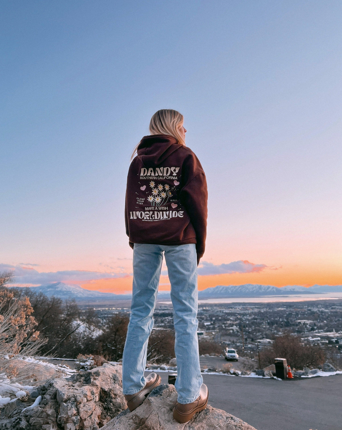 "Make a Wish" Oversized Lux-hoodtröja