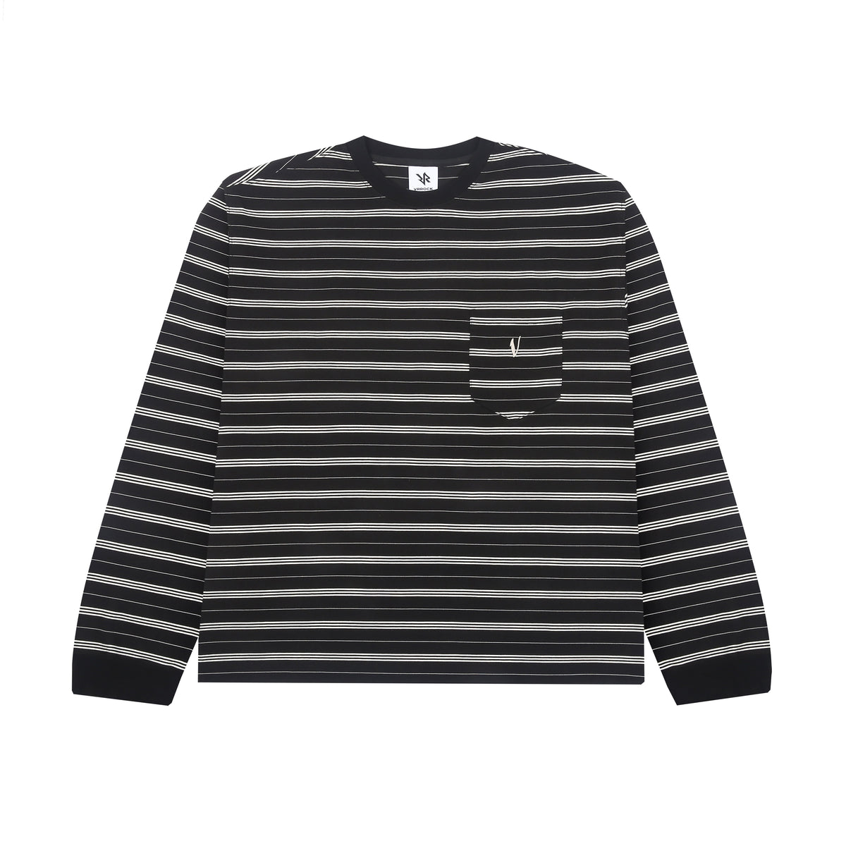 STRIPED LONG SLEEVES - Black