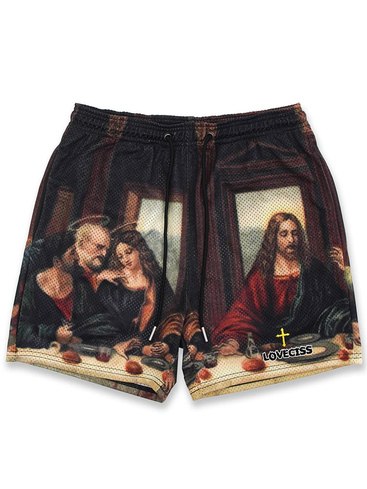 Pantalones cortos de malla Last Supper Fundamental