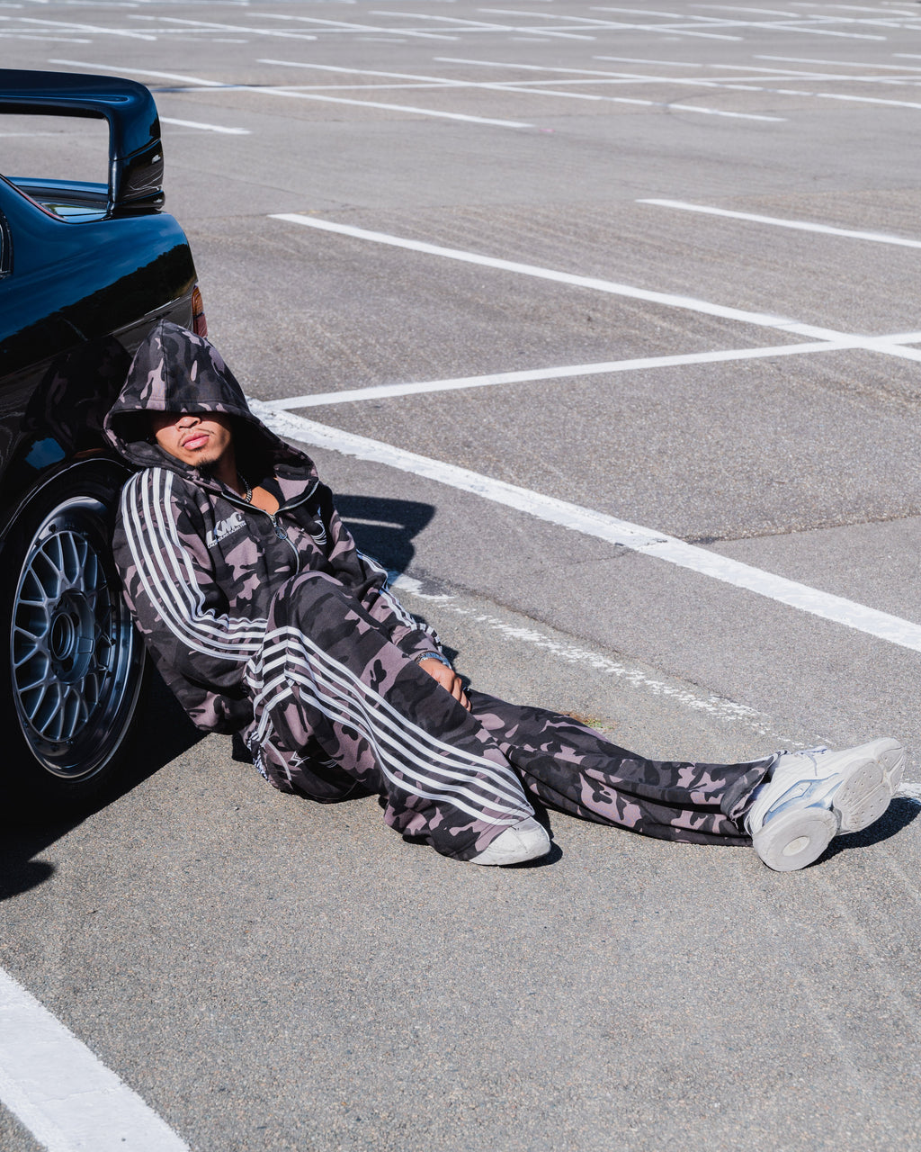 Zip Hoodie Striped - Camo