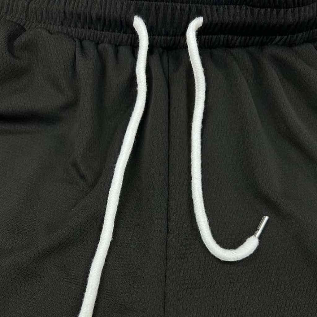 "God With Us" Print Freizeit-Mesh-Shorts
