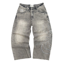 Denim Pants “HERITAGE” - Washed Grey