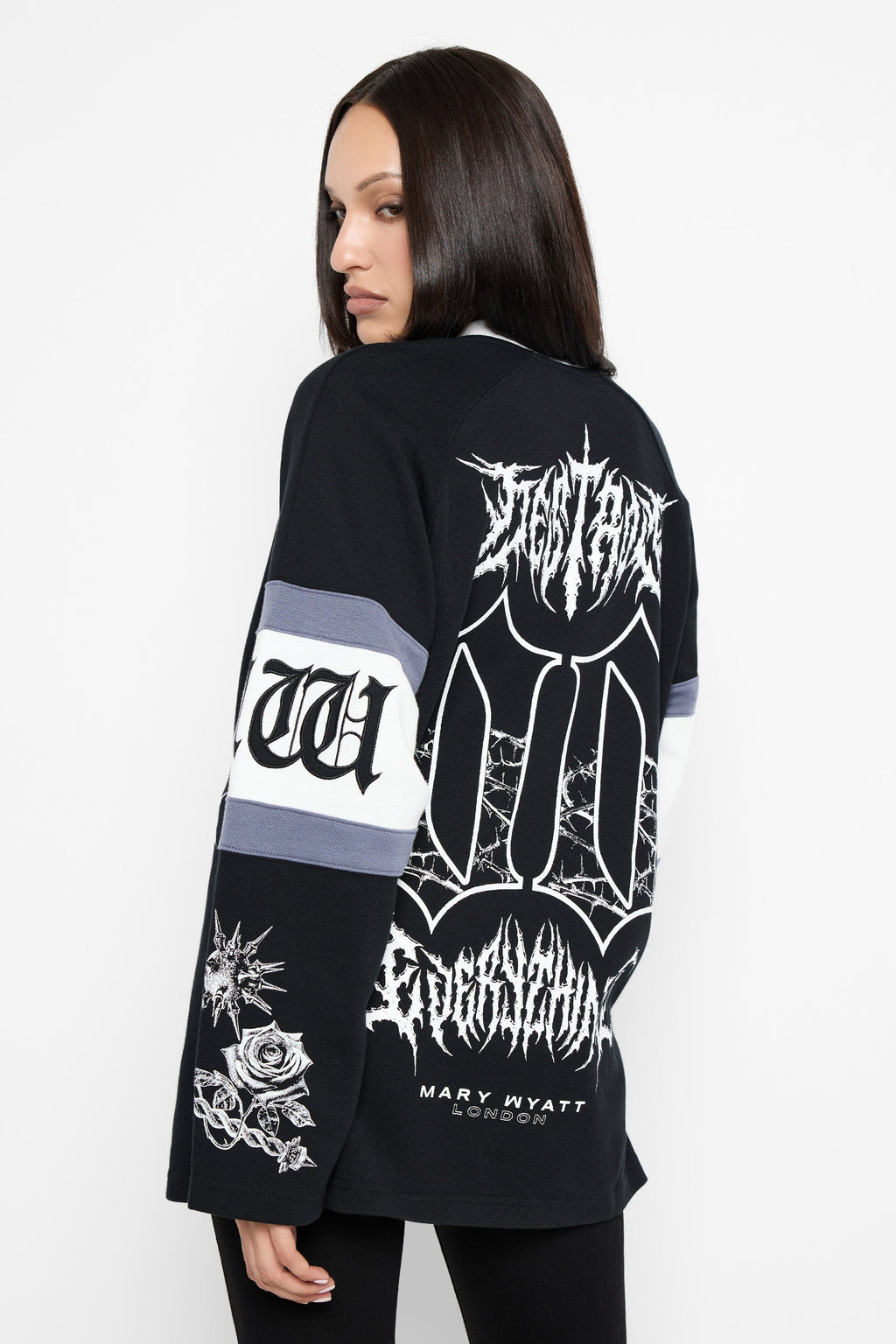 Destroy Oversized Hockey Jersey
