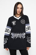 Destroy Oversized Hockey Jersey