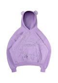 SUDADERA CON CAPUCHA DREAMER TEDDY DE PEDRERÍA LILA