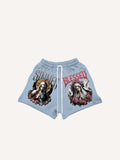 Shorts à taille cordon avec imprimé Mary&Pray&Floral