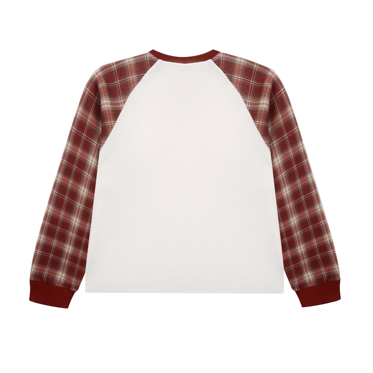 WAFFLE LONG SLEEVES - Wine