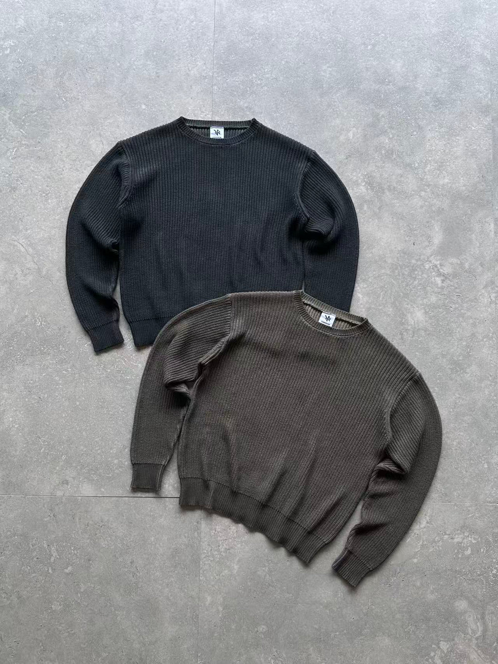 Dust Fade Knit - Stone Brown