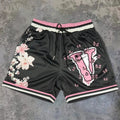 Tide Brand Blumen-Kunst Sportshorts