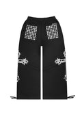 Pantaloni della tuta oversize borchiati FAITHFUL NERI