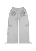 Pantaloni della tuta oversize borchiati FAITHFUL grigio melange
