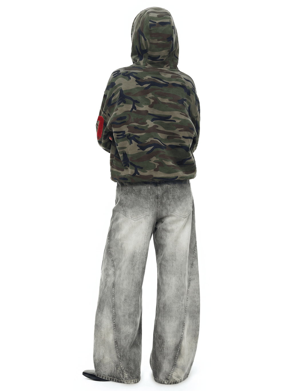 Übergroßer Hoodie, der soziale Ängste lindert