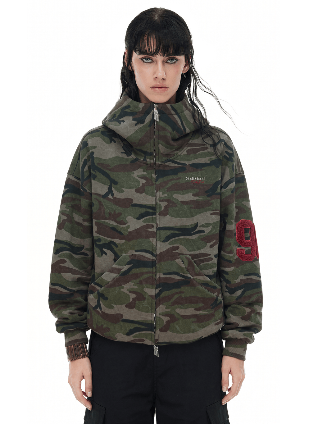 Cloud Camo Zip Hoodie