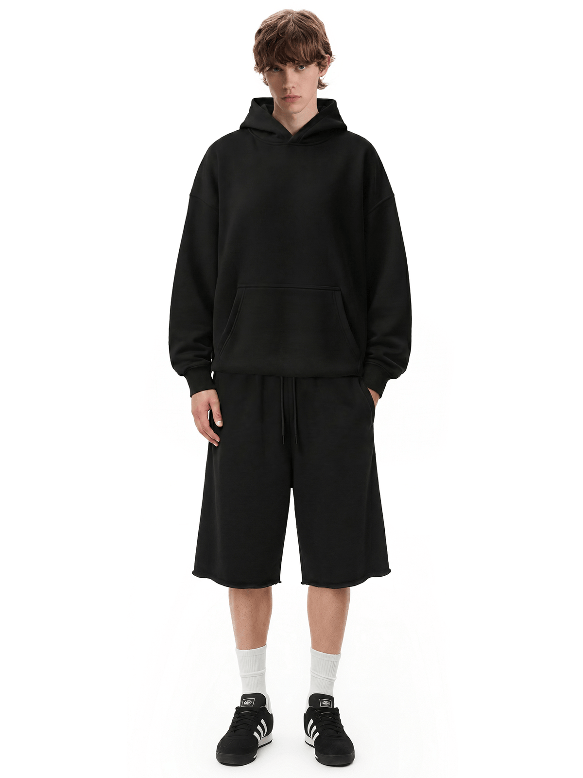 Sweat à capuche boxy épais Palette